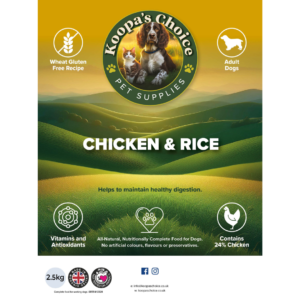 Chicken & Rice label