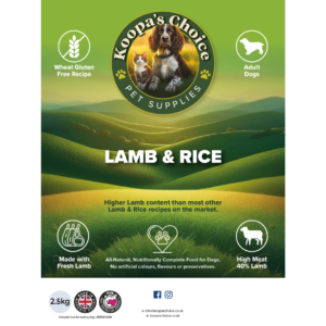 Lamb and Rice label