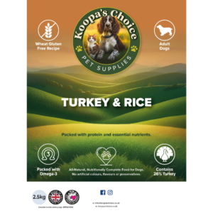 Turkey & Rice label
