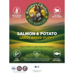 Large breed Salmon & potato puppy food